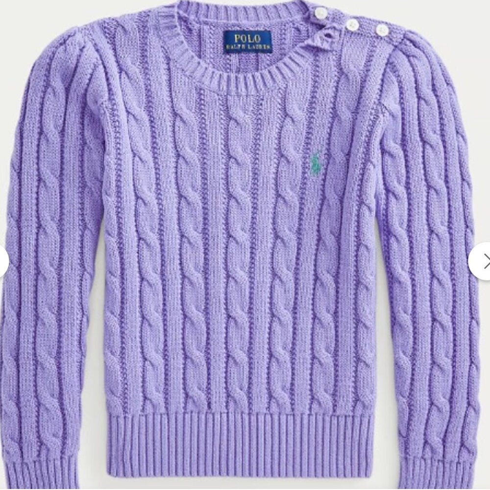 Polo Ralph Lauren Cable-Knit Cotton Sweater 3T
